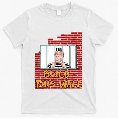 Build This Wall Lock Him Up Anti Trump Impeachment 45 T-Shirt