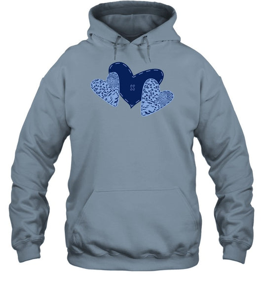 Surf Sisters Dark Heart Unisex Hoodie