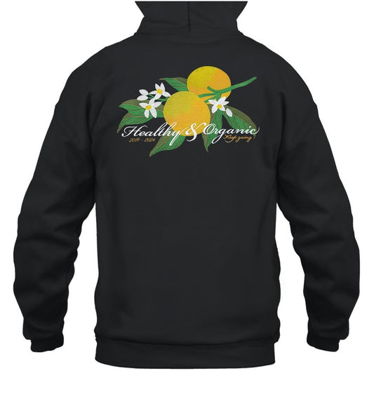 Midnight Prganic 5 Year Healthy & Organic Emb Unisex Hoodie
