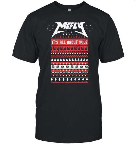 McFly It's All About Yule Black T-Shirt