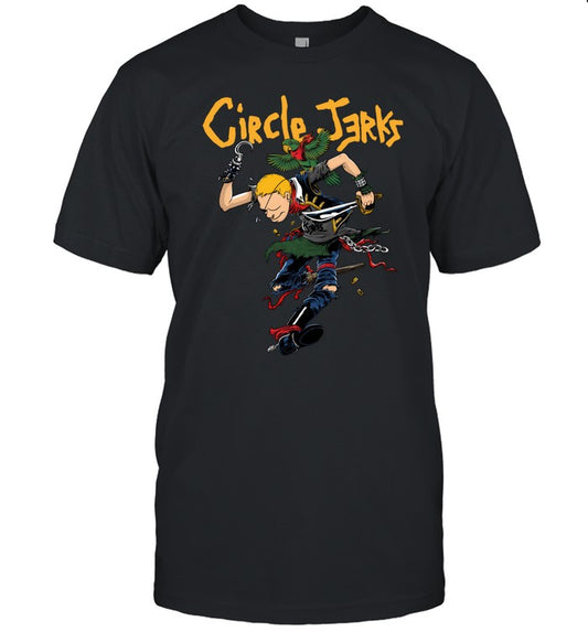 Circle Jerks Salty Dog Cruise 2025 Black T Shirt