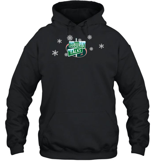 Suburb Talks Our Present To You Black Unisex Hoodie