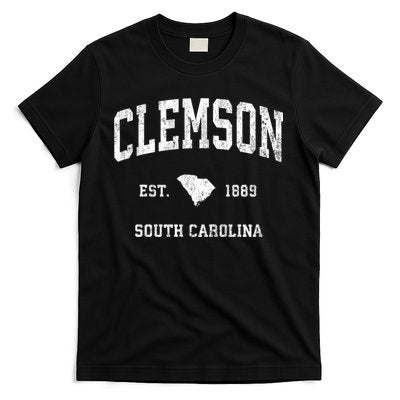 Clemson South Carolina Sc Vintage Athletic Sports T-Shirt