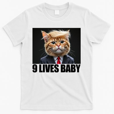 Cat Trump 9 Lives Baby T-Shirt
