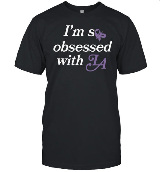 Olivia Rodrigo Guts Tour 2024 I'm SOR Obsessed With LA T Shirt