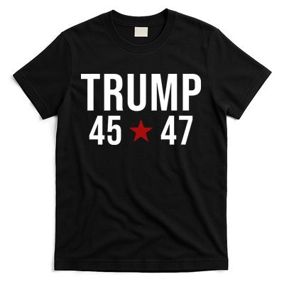 Donald Trump 45 47th President T-Shirt