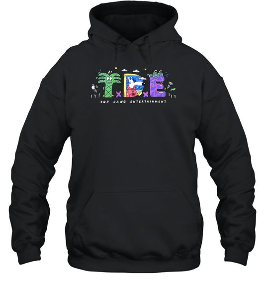 TDE x Steven Harrington Black Unisex Hoodie