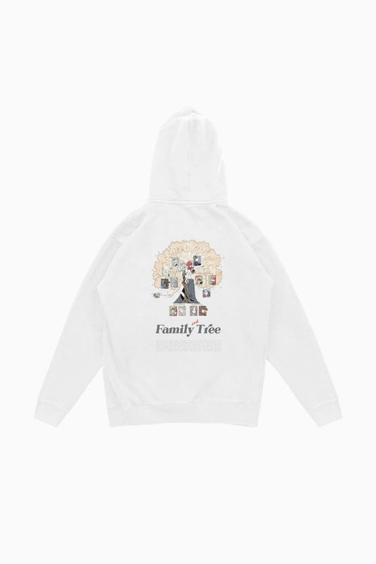 Family Tree Hoodie - White