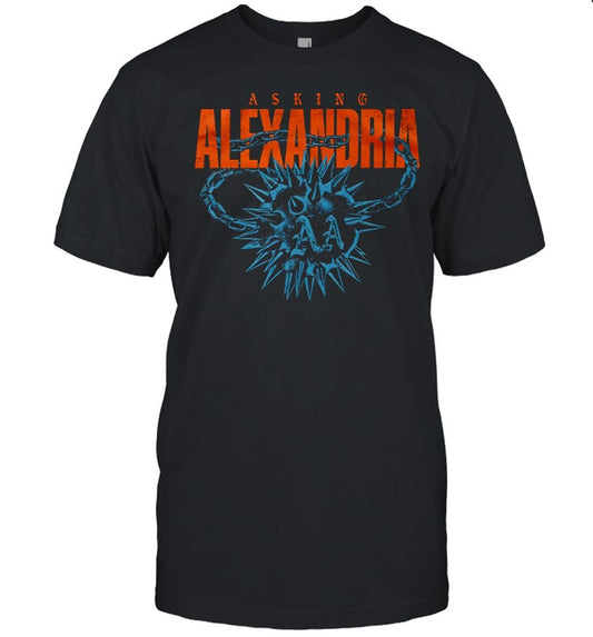 Asking Alexandria Flail Black T Shirt 2024