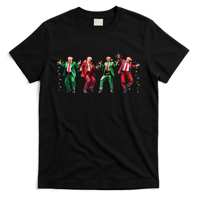 Funny Trump Dance Santa Claus Christmas T-Shirt