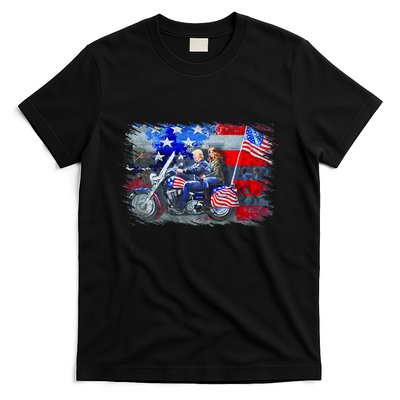 Funny Trump Motorcycle Trump Biker Trump T-Shirt
