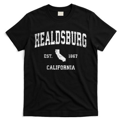 Healdsburg California Ca Vintage Sports T-Shirt