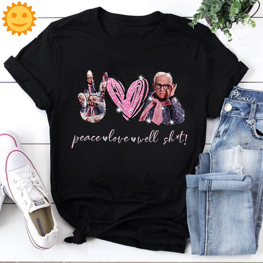 Leslie Jordan Well Shit What Are Y'all Doin Vintage T-Shirt, Peace Love Shirt, Leslie Jordan Shirt, Comedian Shirt, Jordan Lovers Shirt