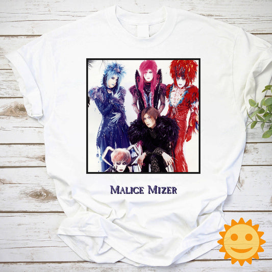 Malice Mizer Retro Colorful Vintage T-Shirt, Malice Mizer Shirt, Rock Band Shirt, Rock Music Shirt, Music Lovers Shirt, Gothic Rock Shirt