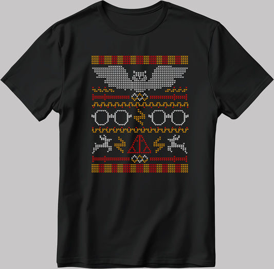 Christmas Cosplay Poster Short Sleeve White-Black Men's / Women's T Shirt U345