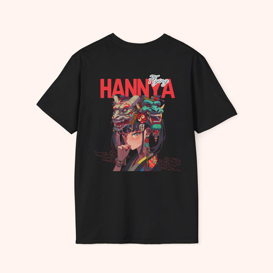 Samurai Warrior Graphic Tee, Unisex Softstyle T-Shirt, Vintage Anime Shirt, Casual Wear, Unique Streetwear