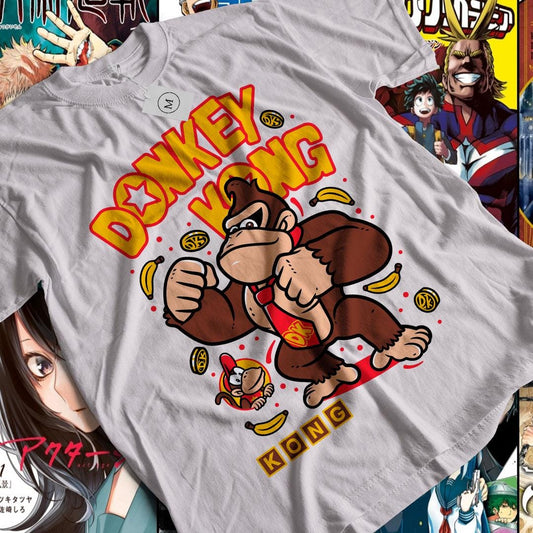 Retro Gaming Tee, Video Game Shirt, Geeky Arcade Top, Vintage Console Clothing ,DK Arcade T-shirt Retro Gaming Tees for Gamers Vintage Tee