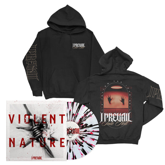 Violent Nature LP (Annihilate Me Vinyl) + Hoodie Bundle