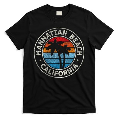 Manhattan Beach California Ca Vintage Graphic Retro 70s T-Shirt