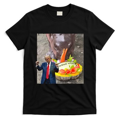 Moo Deng Endorsed Trump Hippo Predicting TrumpS Victory T-Shirt