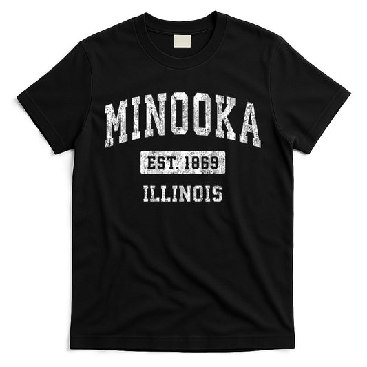 Minooka Illinois Il Vintage Sports T-Shirt