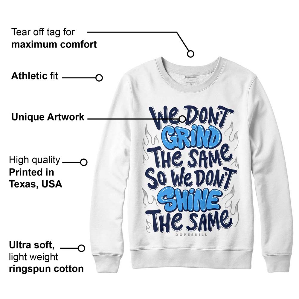 AJ Spizike White Obsidian DopeSkill Sweatshirt Grind Shine Graphic