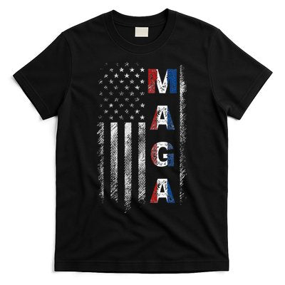 Maga Trump 2024 Us Flag American T-Shirt