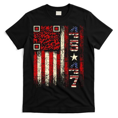 Qr Scan Me President Trump 4547 Trump Dancing Code T-Shirt