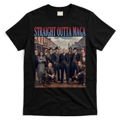 Straight Outta Maga Funny Trump 2024 Funny T-Shirt