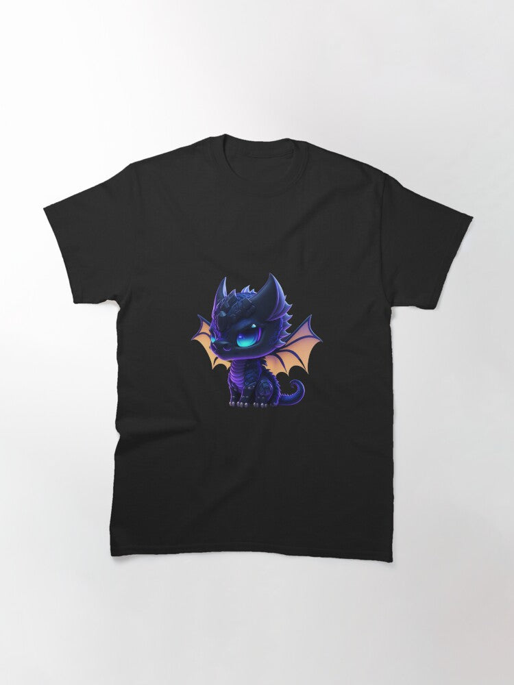 Very Cute Black Wyvern Classic T-Shirt Style009