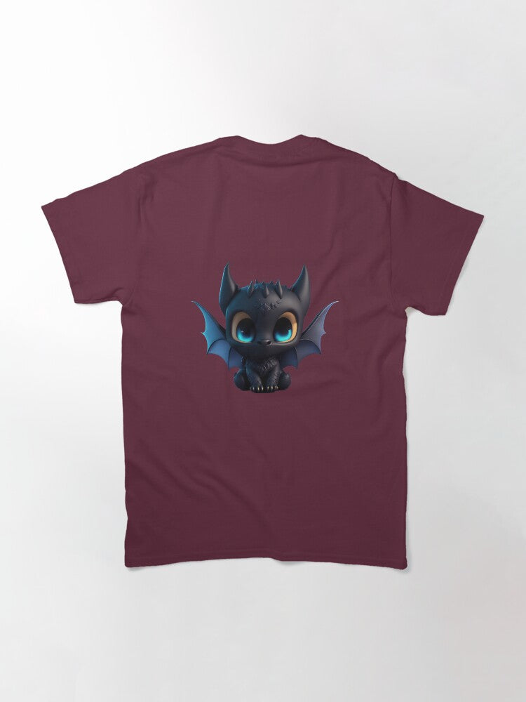 Very Cute Black Wyvern Classic T-Shirt Style013
