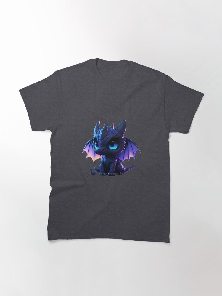 Very Cute Black Wyvern Classic T-Shirt Style008