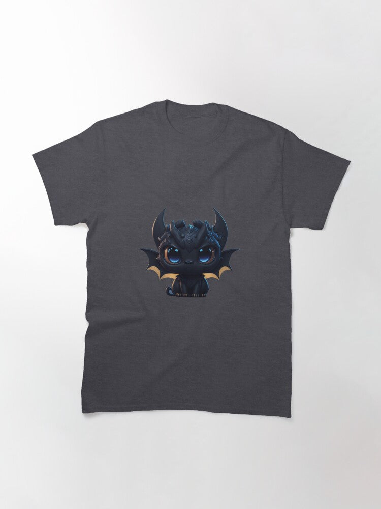 Very Cute Black Wyvern Classic T-Shirt Style014
