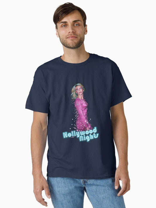 Retro Vintage Olivia Newton Actress Businessman John Dancer Women Men Classic T-Shirt