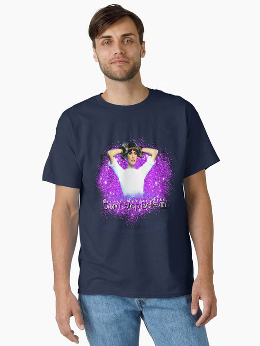Vintage Retro Olivia Newton Actress Businessman John Dancer Music Vintage Retro Classic T-Shirt