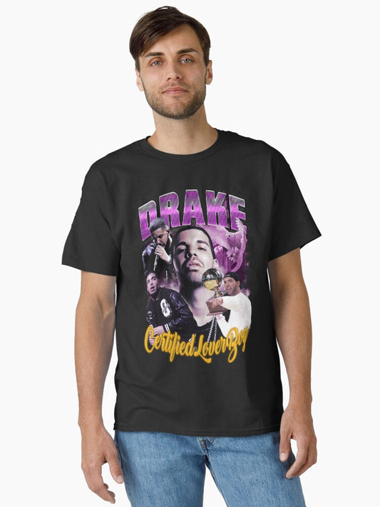 Bootleg : Drake Merch Vintage 90s bootleg Rap Tee Classic T-Shirt Style001