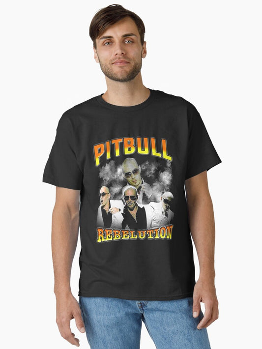 Pitbull Mr.Worldwide Vintage Classic T-Shirt Style004