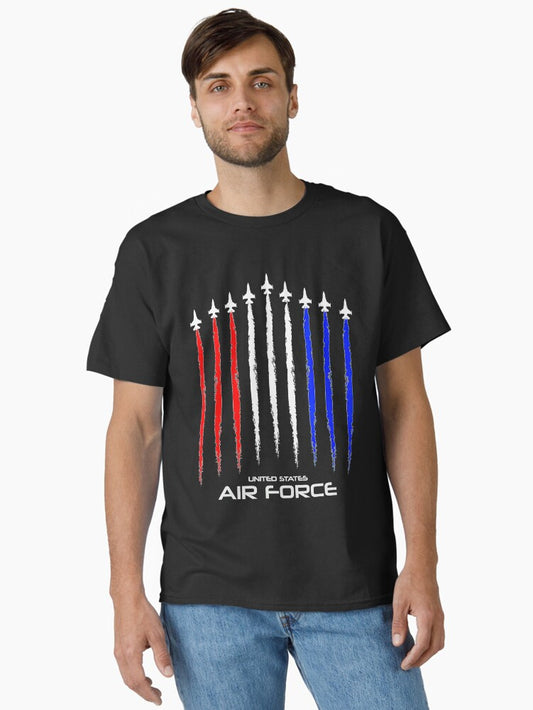 US Air Force Logo Star Vintage Military Airforce Classic T-Shirt