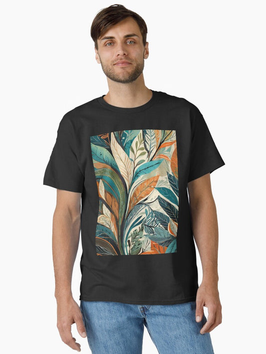 Vintage wallpaper design patterns Classic T-Shirt Style008
