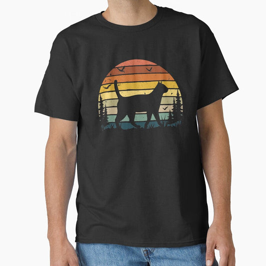 Cat Retro Vintage Classic T-Shirt