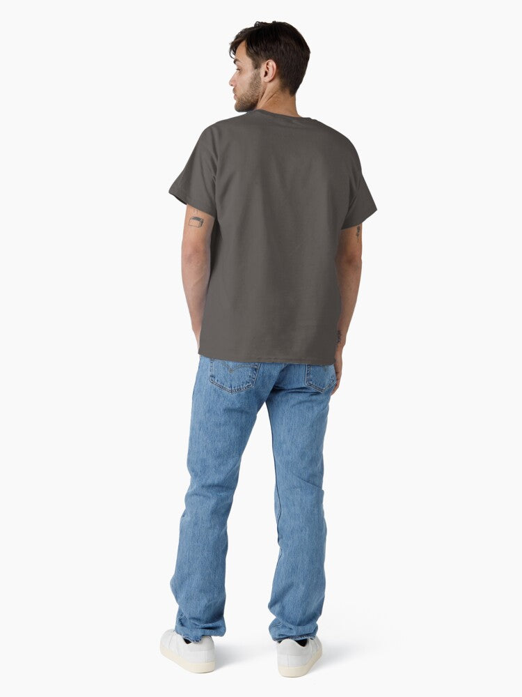 Black, Brown and Gold Motif Pattern Classic T-Shirt