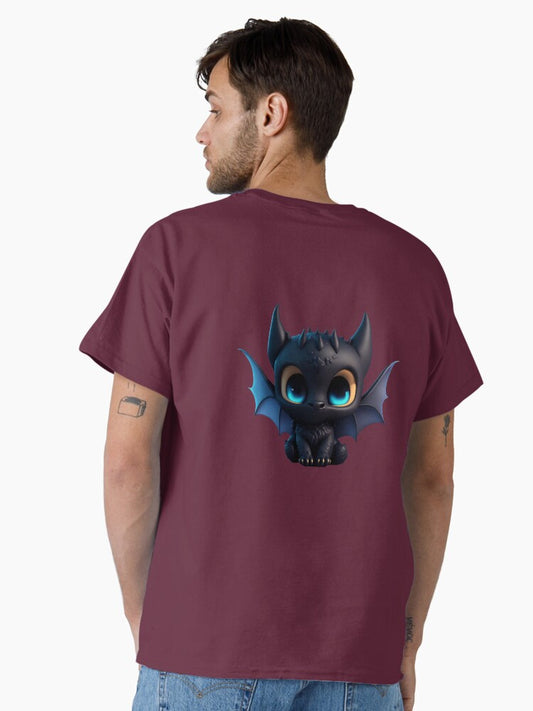 Very Cute Black Wyvern Classic T-Shirt Style013