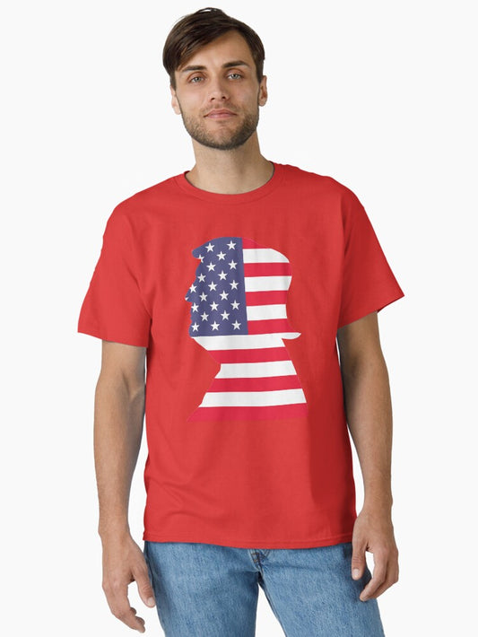Trump Vote Election USA Flag United States First US Vote Patriotic 2020 Classic T-Shirt