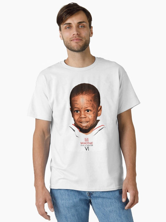 Vintage Funny Face - Lil Wayne Classic T-Shirt Style004
