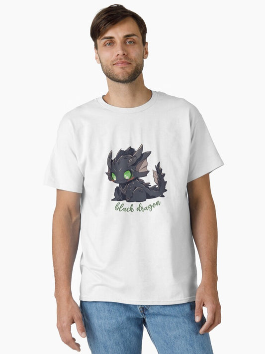 Black Dragon cuteAF Classic T-Shirt