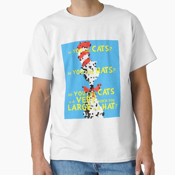 "The Cat… in a very much too large of a hat?" Classic T-Shirt