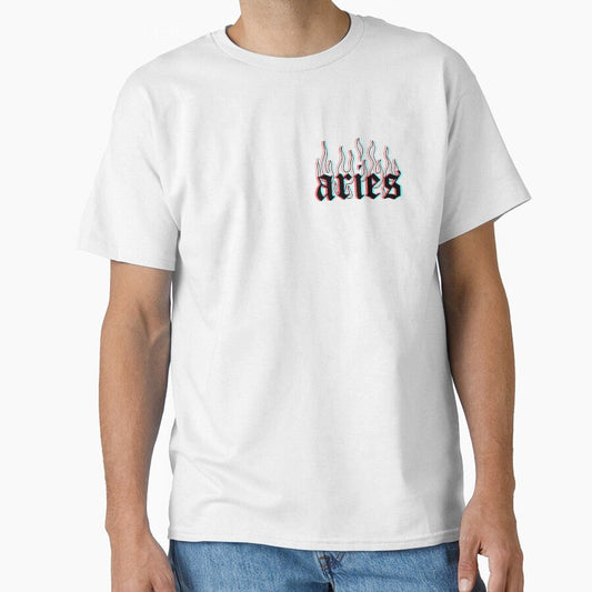 Aries black glitch Classic T-Shirt
