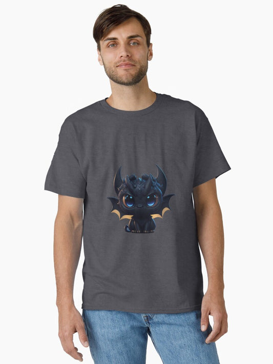 Very Cute Black Wyvern Classic T-Shirt Style014