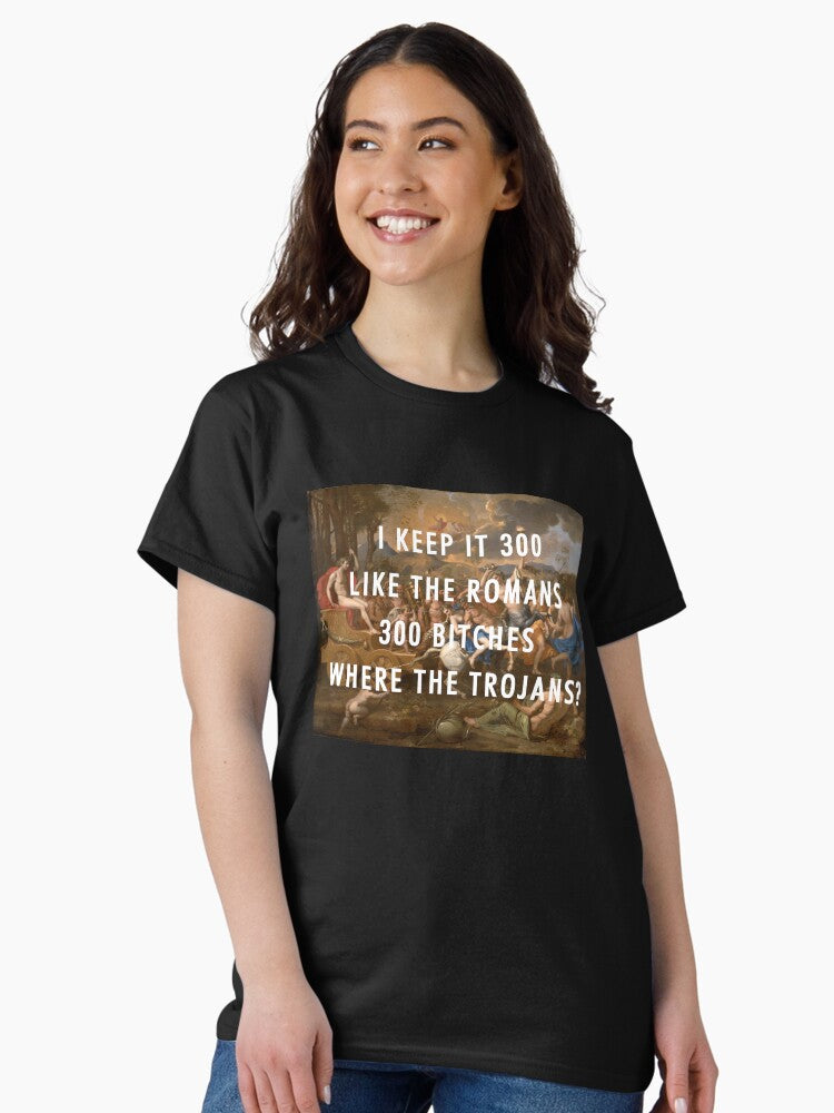 I KEEP IT 300 LIKE THE ROMANS - KANYE WEST - BLACK SKINHEAD Classic T-Shirt