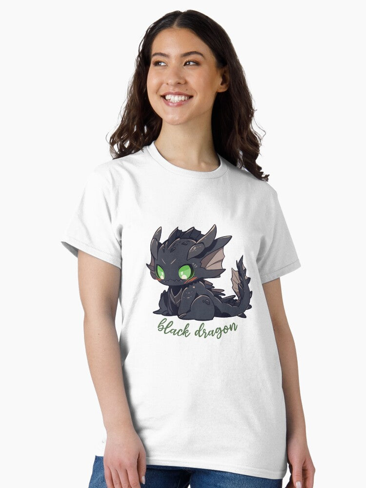 Black Dragon cuteAF Classic T-Shirt